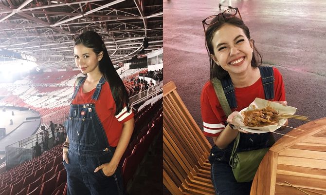 yuki kato senang menyantap makanan ini usai kehujanan demi asian games 2018