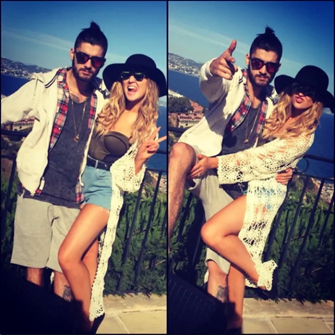 liburan mesra, zayn malik - perrie edwards makin intim