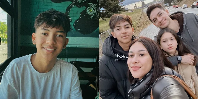 10 Potret Jason Anak Nana Mirdad yang Sudah Remaja, Wajah Makin Cakep - Salfok Kini Pakai Anting