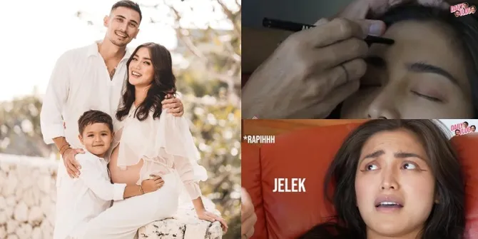 11 Potret Vincent Verhaag Dandani Jessica Iskandar, Lakukan Eksperimen dengan Alat Makeup - Bikin Sang Istri Ketar-Ketir Sama Hasilnya
