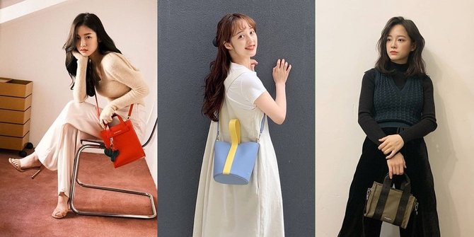 3 Gaya Modis Selebriti Korea dengan Fashion Bag Favoritnya, Mana yang Kamu Banget?