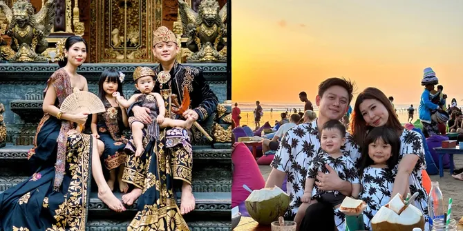 4 Potret Gaya Kompak Keluarga Bobon Santoso, Selalu Pakai Baju Couple di Berbagai Momen