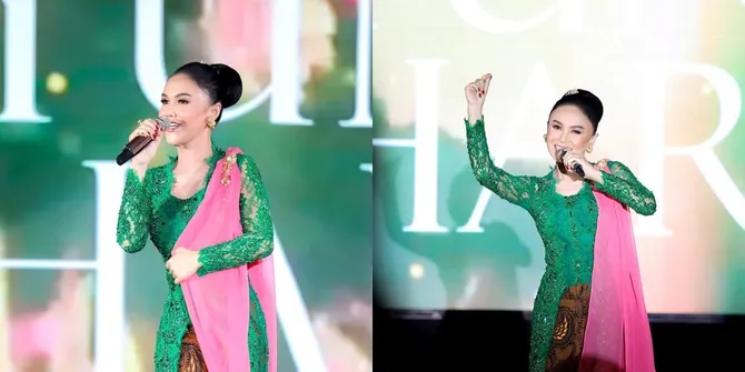 6 Model Batik dan Kebaya ala Yuni Shara yang Dikenakan Saat Manggung