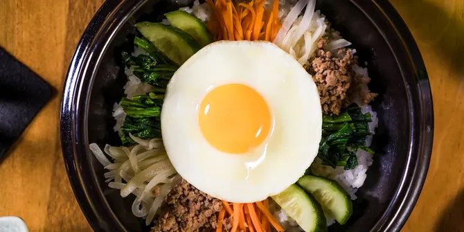 6 Resep Korean Bibimbap yang Mudah dan Praktis Dibuat, Tidak sampai 5 Menit!