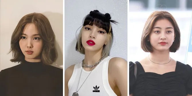 6 Style Rambut Pendek Wanita Sesuai Bentuk Wajah, Ada yang Mirip Jihyo TWICE hingga Lisa BLACKPINK!
