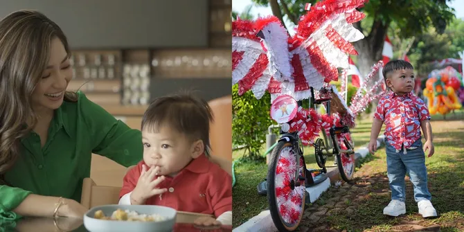 7 Potret Baby Izz Anak Nikita Willy Ikut Lomba Sepeda Hias, Aksinya Super Gemas dan Dapat Juara