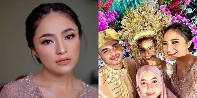 7 Potret Cantik Marshanda di Pernikahan Sang Adik, Tampil Flawless - Cantiknya Natural Meski Tanpa Filter