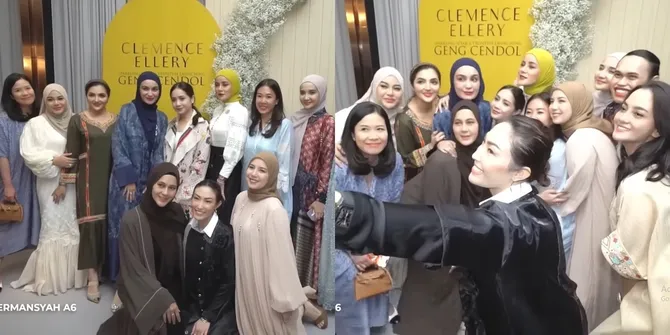 7 Gaya Geng Cendol Lagi Bukber, Nagita Slavina Paling On Point