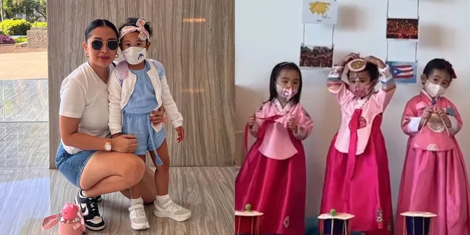 7 Potret Gewa Anak Mendiang Glenn Fredly dan Mutia Ayu Kenakan Hanbok, Salfok ke Matanya yang Mirip sang Ayah Banget