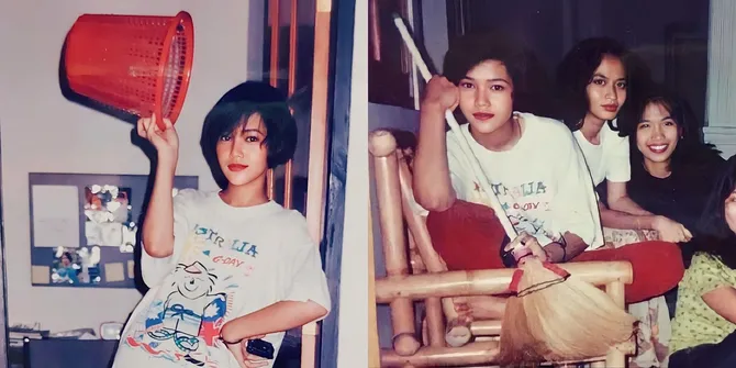 7 Potret Jadul Maia Estianty yang Curi Perhatian, Kecilnya Fotogenik - Remaja Pakai Lipstik Merah Cantik Banget