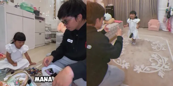 7 Potret Kamar Ameena Anak Atta dan Aurel, Barang Koleksinya Gak Kalah Banyak dari Tas - Sepatu