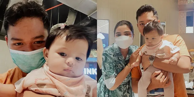 7 Potret Kedekatan Azriel Hermansyah ke Ameena Anak Aurel dan Atta Halilintar, Gendong Penuh Sayang