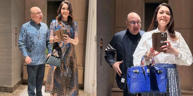 7 Potret Maia Estianty Perlihatkan Sisi Humoris Suami yang Bikin Jatuh Hati, Banyak Pose Gemas