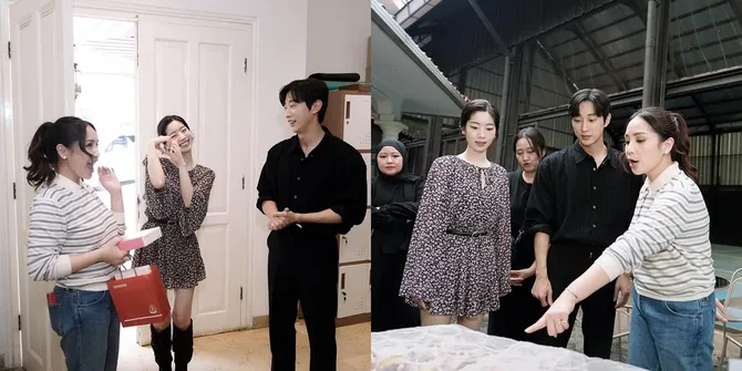 7 Potret Pemain Film Korea YOU ARE THE APPLE OF MY EYES Bertemu Nagita Slavina, Lengah Dikit Jinyoung dan Dahyun TWICE Ada di Andara