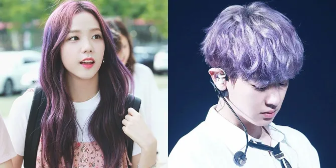 8 K-Pop Idol Ini Tampil Bagaikan Karakter Anime dengan Rambut Ungu 'Lilac'