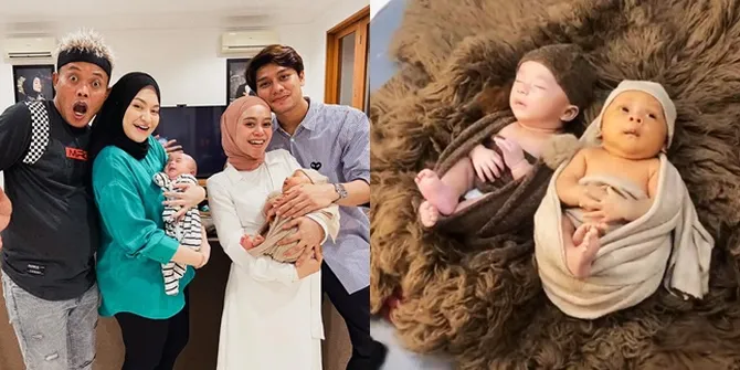 8 Pemotretan Baby L dan Baby Adzam Jadi Barista & Chef yang Super Cute, Disebut Lesti Kejora Bak Kopi Susu