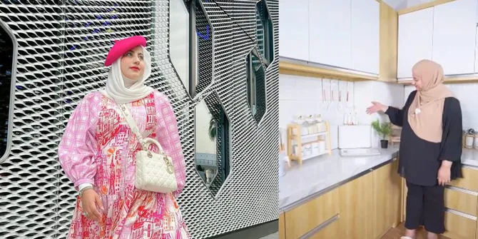 8 Potret Dapur Rumah Baru Tasyi Athasyia, Penataannya Estetik bak Swalayan Mewah