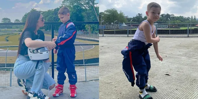 8 Potret Lucio Anak Celine Evangelista dan Stefan William Main Gokart, Masih Kecil Tapi Sudah Jago - Pengin Jadi Pembalap