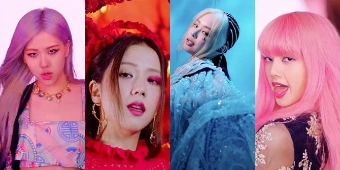 9 Gaya  Rambut  Ikonik Para Member BLACKPINK  di MV How You  