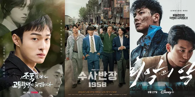 Ada yang Baru Rilis! 7 Drama Korea Genre Action Bertema Gangster dan Mafia