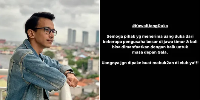 Adam Deni Minta Agar Uang Duka Untuk Gala Tak Diselewengkan