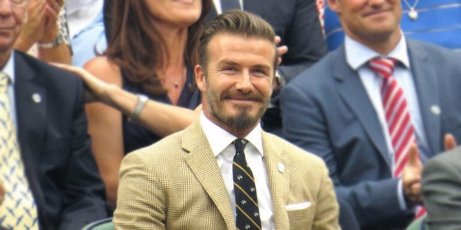 Aksi David Beckham Saat Naik  Motor  Antik  Keren Atau 