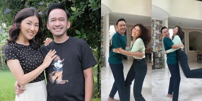 Anak Tiba-Tiba Muncul, Ini Momen Sarwendah dan Ruben Onsu Gagal Romantis Saat Bikin Konten Dansa