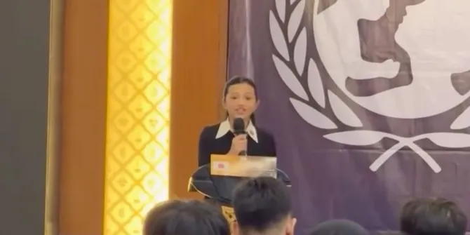 Arsy Hermansyah Pidato di Forum Internasional, Ashanty Bangga dan Haru