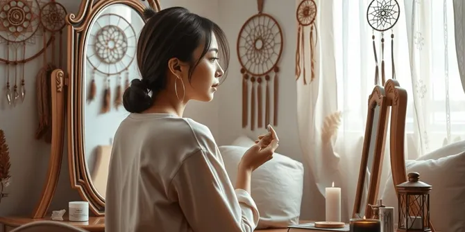 Arti Mimpi Berdandan Pakai Bedak: Makna Tersembunyi di Balik Riasan Wajah