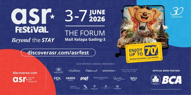 Ascott Indonesia Hadirkan ASR Festival 2026 untuk Temani Liburan