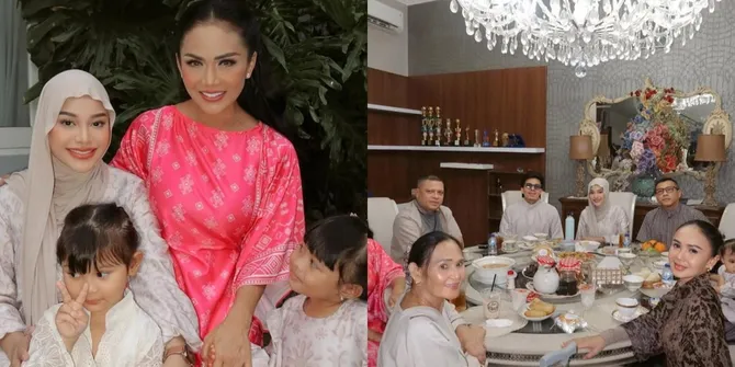Aurel Hermansyah Rayakan Buka Puasa Bersama Krisdayanti dan Ashanty, Ini Momen Keakrabannya!