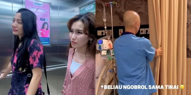 Ayu Ting Ting dan Hesti Jenguk Wendy Cagur, Dibuat Bingung dengan Aksi Lucunya