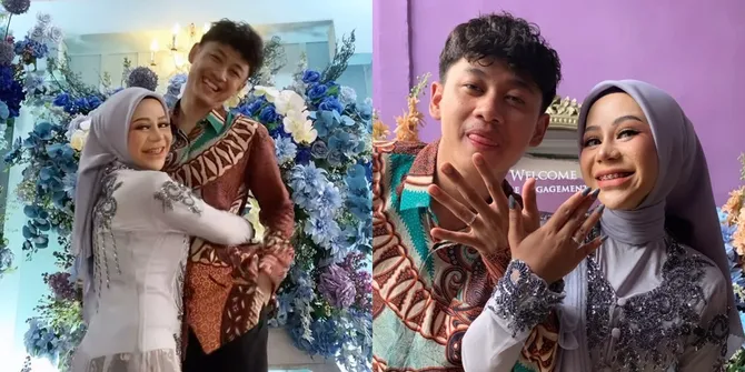 Bahagia Pamer Cincin, 7 Potret Cimoy Montok Langsungkan Lamaran - Tampil Berhijab