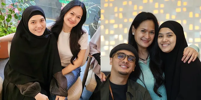 Bahagia Selalu Dilibatkan Soal Cucu, Ini 7 Potret Donna Harun dengan Herfiza Sang Menantu