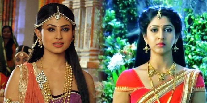 Begini Jadinya Kalau Sonarika Bhadoria Ketemu Mouni Roy