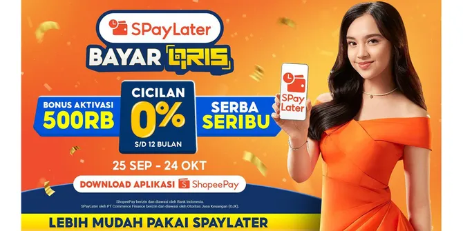 Belanja Offline Makin Mudah, SPayLater Bayar QRIS bersama Lyodra: Cicilan 0%, Bonus Aktivasi 500RB dan Serba Seribu