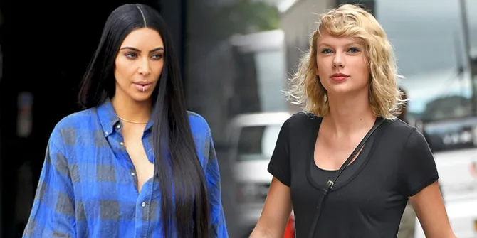Belum Baikan, Kim Kardashian &#38; Taylor Swift Masih Perang Dingin