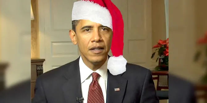 Berdisko, Barrack Obama Nyanyikan Jingle Bells!