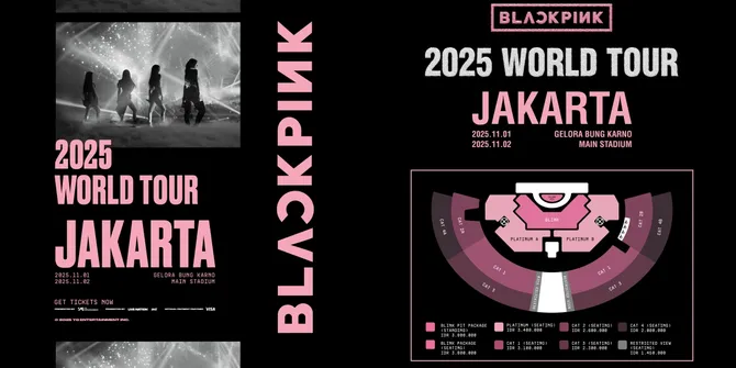 Berikut Seat Plan dan Harga Tiket Konser HOW YOU LIKE THAT? BLACKPINK WORLD TOUR <DEADLINE>