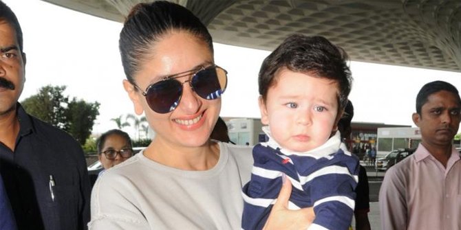 Bibir Merah Mata Penasaran, Taimur Ali Khan Anak Kareena Kapoor Ganteng Nggemesin!