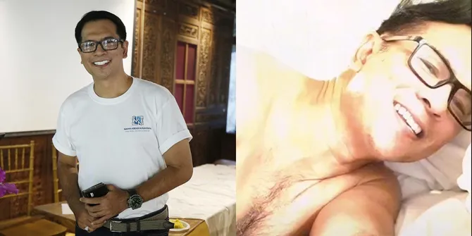 Bikin Heboh, Intip 8 Potret Krisna Mukti Kenakan Kacamata dan Telanjang Dada di Atas Ranjang - Jadi Sorotan dan Balas Komentar Netizen yang Tuduh Gay