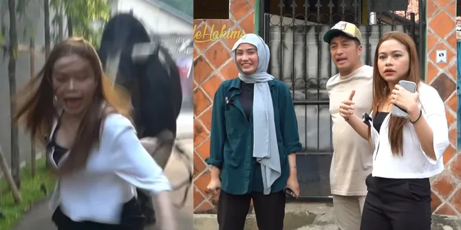 Panik! Detik-Detik Lady Rara Diseruduk Sapi Condrosimo Saat Main Ke Rumah Irfan Hakim