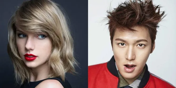 Bikin Syok, Lee Min Ho dan Taylor Swift Dirumorkan Pacaran