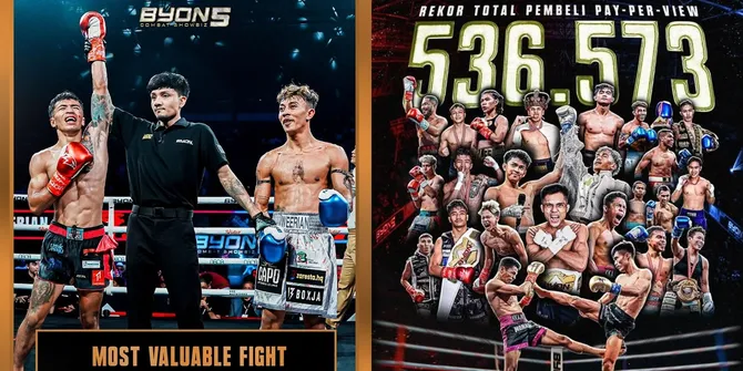 BYON Combat Showbiz Vol.5 Cetak Rekor Baru, Lahirkan Banyak Juara dan Perkenalkan Kickstriking