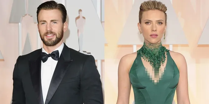 Cakepnya Chris Evans - Scarlett Saat Syuting 'CAPTAIN AMERICA 3'