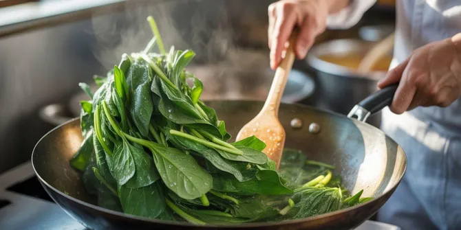 Cara Memasak Kangkung Agar Tetap Hijau