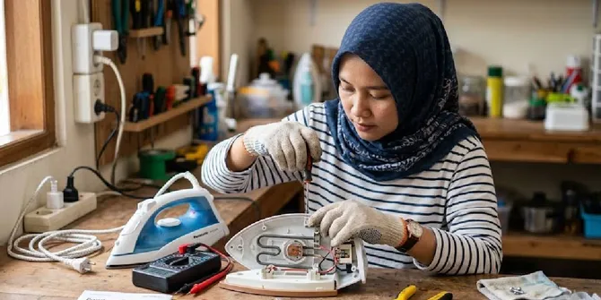 Cara Mengatasi Setrika Tidak Panas Mulai dari Cek Kabel hingga Bersihkan Kerak