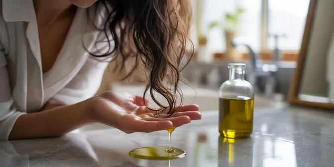Cara Menggunakan Minyak Zaitun untuk Rambut Kering dan Mengembang