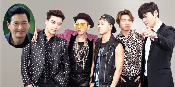 Chow Yun Fat Ajak Big Bang Wefie Bareng di Panggung MAMA 2015