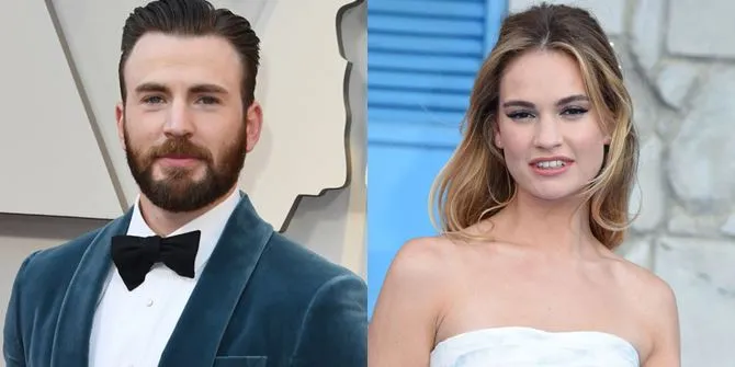 Chris Evans dan Lily James Dirumorkan Pacaran, ke Hotel Bareng Hingga Makan Es Krim di Taman